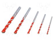 Drill set; steel; plastic cassette; PROFI MULTICUT; 5pcs. ALPEN-MAYKESTAG