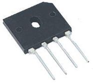 DIODE, BRIDGE RECT, 1-PH, 6A, 400V, SIP