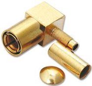 RF COAXIAL, SMB, RIGHT ANGLE PLUG, 50OHM