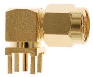 RF COAXIAL, SMA, RIGHT ANGLE PLUG, 50OHM