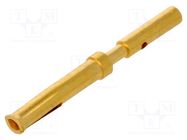 Contact; female; copper alloy; gold-plated; 28AWG÷24AWG; crimped BULGIN