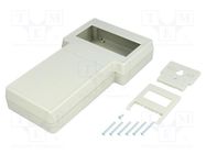 Enclosure: for devices with displays; X: 131mm; Y: 237mm; Z: 45mm GAINTA