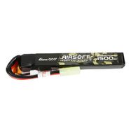 Gens ace 25C 1500mAh 2S1P 7.4V Airsoft Gun Lipo Battery with mini Tamiya Plug, Gens ace