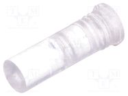 Fiber for LED; round; Ø3.2mm; Front: flat; straight MENTOR