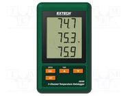 Data logger; temperature; ±(0.5%+0.5°C); Temp: -50÷1300°C; 199g EXTECH