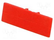 Protection; red; Width: 7.8mm; polyamide; -25÷100°C 