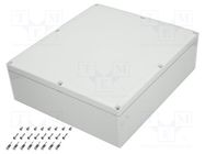 Enclosure: multipurpose; X: 360mm; Y: 400mm; Z: 121mm; EURONORD 3 FIBOX