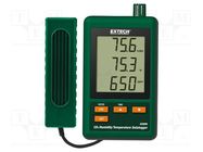 Data logger; CO2,temperature,humidity; Display: LCD; ±0.8°C; ±4% EXTECH