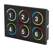 RUGGED KEYPAD, 6 KEY, J1939, 107 X 69 MM