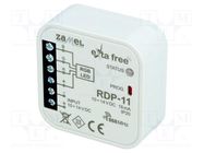 RGB controller; flush mount; 10÷14VDC; IP20; EXTA FREE; -10÷55°C ZAMEL