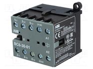 Contactor: 3-pole; NO x3; Auxiliary contacts: NC; 60VDC; 6A; BC6 ABB