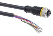 CABLE ASSY, 8P M12 RCPT-FREE END, 2M