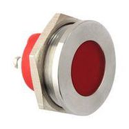 LED PANEL INDICATOR, RED, 25MM, 24V