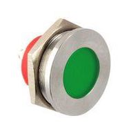 LED PANEL INDICATOR, GREEN, 25MM, 24V