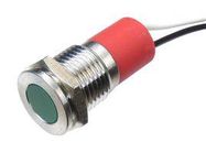 PANEL INDICATOR, GREEN, 12MM, 12V