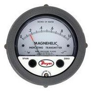 PRESSURE GAUGE, 20INCH-H2O, 1/8"FNPT