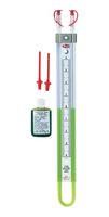 U-TUBE MANOMETER, RANGE 12-0-12 W.C.