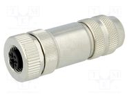 Connector: M12; plug; PIN: 2; female; B code-Profibus; for cable MURR ELEKTRONIK