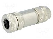 Connector: M12; plug; PIN: 2; female; straight; IP67; screw terminal MURRELEKTRONIK