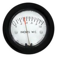 PRESSURE GAUGE, 0.5INCH-H2O, 1/8"MNPT