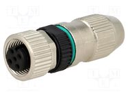 Connector: M12; plug; PIN: 4; female; A code-DeviceNet / CANopen HARTING