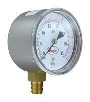 2.5 LOW PRESSURE GAGE,DUAL RANGE 0-15 W