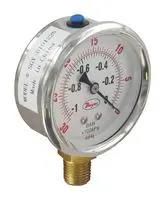 PRESSURE GAUGE, 30PSI, 1/4"MNPT