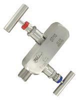 MANIFOLD BLOCK, 1/2" NPT, 1/2" NPT, 2OUT