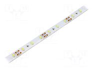 LED tape; white cold; 3528; LED/m: 60; 10mm; brown PCB; 120°; 4.8W/m OPTOFLASH