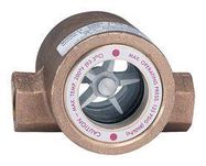 FLOW INDICATOR, 125PSI, 1/2"