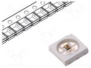 Programmable LED; RGB; SMD; 5050,PLCC6; 1.8÷2.2/3÷3.2/3÷3.4VDC WORLDSEMI