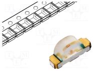 LED; SMD; 1204; green; 4.5÷15mcd; 3.2x1.5x1mm; 130°; 20mA; λd: 572nm BROADCOM (AVAGO)