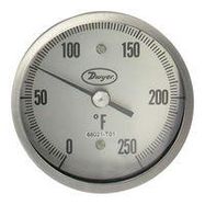 SANITARY BIMETAL THERMOMETER, 0-250DEG F