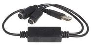 CABLE ASSY, MINI-DIN PS/2 X 2-USB A PLUG