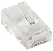 MOD CONN, RJ45 PLUG, 8P8C, 1PORT, CABLE