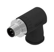 SENSOR CONN, M12, R/A PLUG, 4POS, CABLE