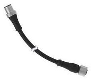 SENSOR CORD, 4P M12 PLUG-RCPT, 1FT