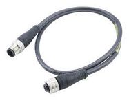 SENSOR CORD, 4P M12 RCPT-PLUG, 1M