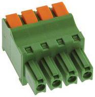 TERMINAL BLOCK, PLUGGABLE, 4P, 30-14AWG