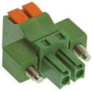 TERMINAL BLOCK, PLUGGABLE, 2P, 30-14AWG