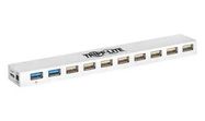 USB HUB, 10-PORT, BUS POWERED/ADAPTER