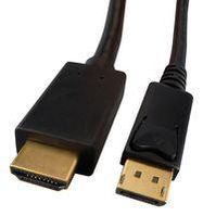 CABLE ASSY, DP PLUG-HDMI A PLUG, 36"