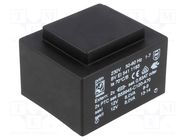 Transformer: encapsulated; 16VA; 230VAC; 12V; 12V; 667mA; 667mA; PCB HAHN