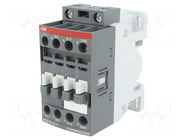 Contactor: 3-pole; NO x3; Auxiliary contacts: NC; 9A; AF; -25÷60°C ABB