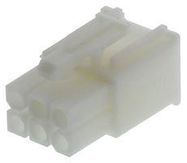 CONN HOUSING, PLUG, 6POS, 4.2MM