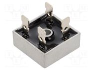 Bridge rectifier: single-phase; Urmax: 50V; If: 35A; Ifsm: 400A DC COMPONENTS