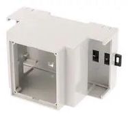 ENCLOSURE, DIN RAIL, PPO, GRAY