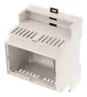 ENCLOSURE, DIN RAIL, PPO, GRAY
