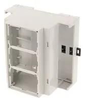 ENCLOSURE, DIN RAIL, PPO, GRAY