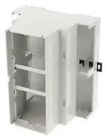 ENCLOSURE, DIN RAIL, PPO, GRAY